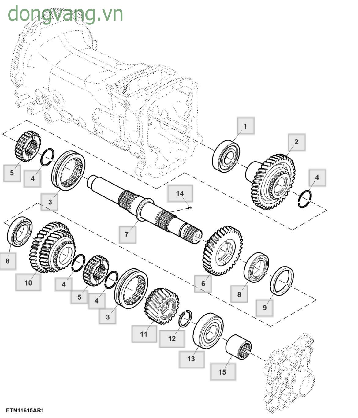 Driven Shaft ( - 003566) - ST512414